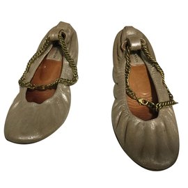 Lanvin Ballerines Doré