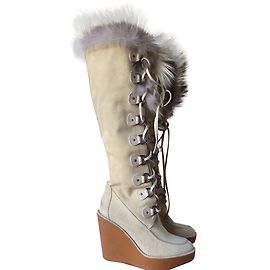 Christian Dior Botas Beige