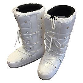 Valentino Nach Ski Rockstud Weiß