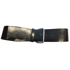 Gerard Darel Ledergürtel schwarz 75 cm Schwarz