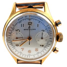 Breitling-Relojes Mecánicos Vénus 188-Dorado