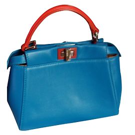 Fendi Mini-Peekaboo Blau
