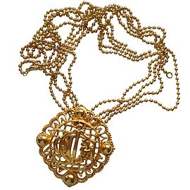 Dior Colar longo Dourado