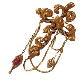 Christian Lacroix Pins e spille D'oro