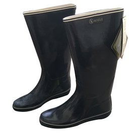Aigle Boots Blue