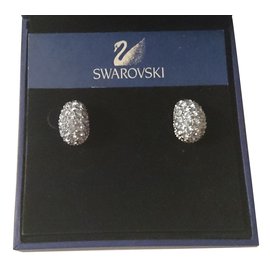 Swarovski-Boucles d'oreilles-Bleu