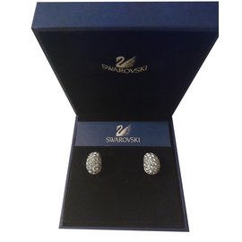 Swarovski-Boucles d'oreilles-Bleu