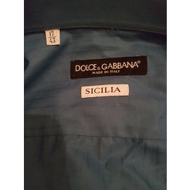 Dolce & Gabbana-Hemden-Blau