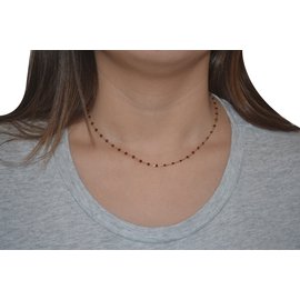 Autre Marque-Clozeau Necklace-Red