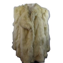 Vintage Fur Coat Beige