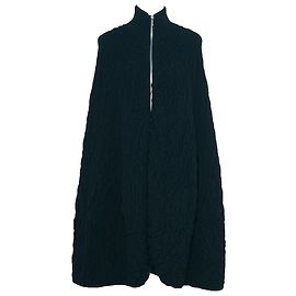 Alexander Mcqueen Poncho-Mantel Schwarz
