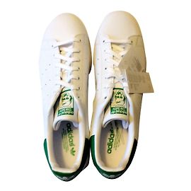 Adidas Stan Smith Baskets en Cuir Blanc Blanc