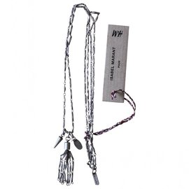 Isabel Marant Pour H&M-Long necklace-Silvery