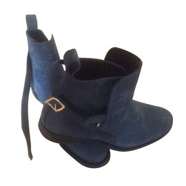Autre Marque-'Scarosso' Ankle Boots-Blue