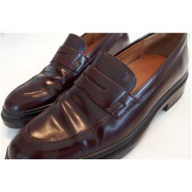Tod's-loafers-Brown,Dark red