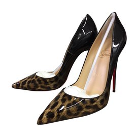 Christian Louboutin-Pigalle locuras leopardo degradar-Multicolor