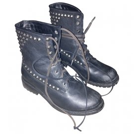Ash Stiefeletten Schwarz
