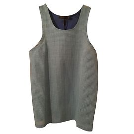 Calvin Klein Top in neoprene Blu