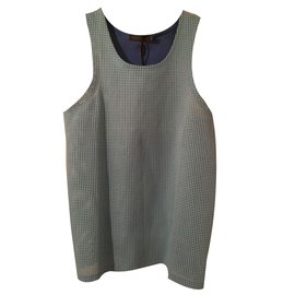 Calvin Klein-Neoprene top-Blue