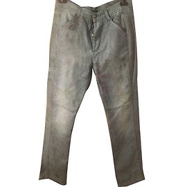 Alexander Mcqueen Jeans sporchi Blu