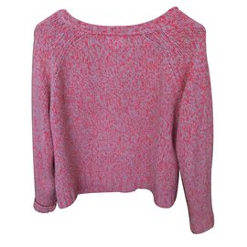 American Retro-Sweater-Coral