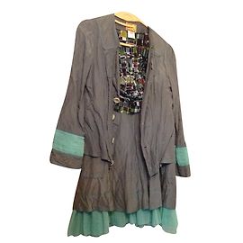 Autre Marque Madame Zaza de Marselha Verde Caqui