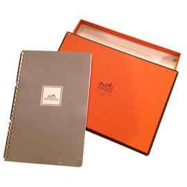 Hermès Notebook Grey