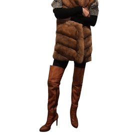 Autre Marque-VIA MAESTRA boots-Caramel