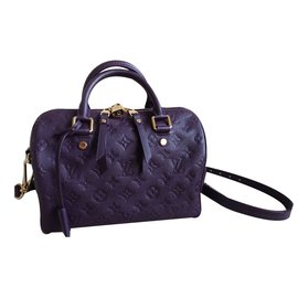 Louis Vuitton-Speedy Empreinte 25-Púrpura
