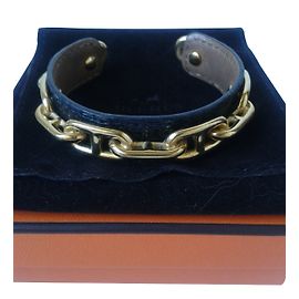 Hermès Braccialetto Nero D'oro