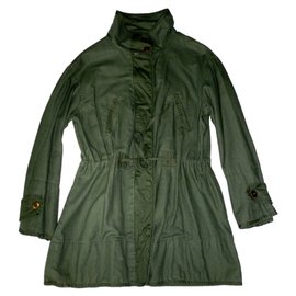 Zara Gabardina Caqui
