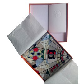 Hermès-"ROSA DEI COMPAS"-Multicolore