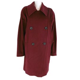 Pierre Balmain-Double Breasted Long Wool Coat-Other