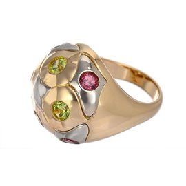 Bulgari-Bvlgari  18 K Gold Ring-Golden