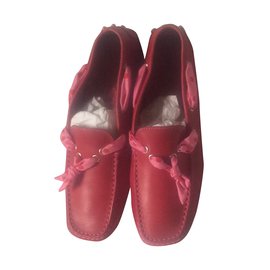 Tod's-Loafers-Red