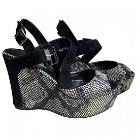 The Kooples Sandales Imprimé python