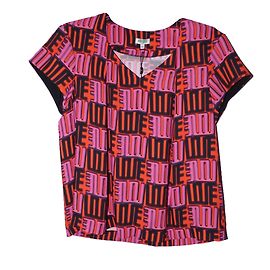 Kenzo Love T-shirt Orange Pink Black Orange