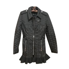 Manteau Louis Vuitton Noir taille 36 FR en Polyamide - 37270196
