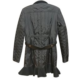 Louis Vuitton-Trenchcoat in Größe IT36-Schwarz