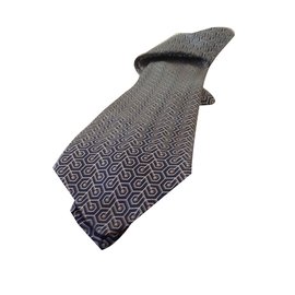 Hermès-gravata-Cinza
