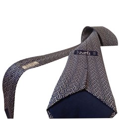 Hermès-gravata-Cinza