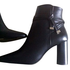 Massimo Dutti Bottines Noir