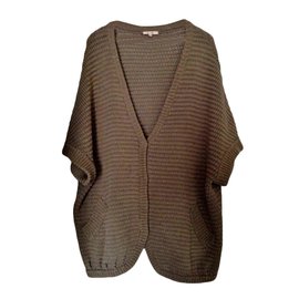 Bel Air Strickjacke Khaki