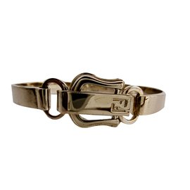 Fendi-Bangle Bracelet-Golden