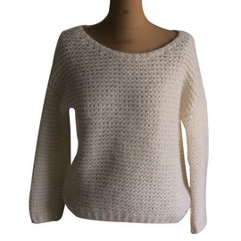 Des Petits Hauts Strickwaren Weiß