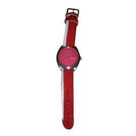 Calvin Klein-CALVIN KLEIN JEANS MEN'S RED SWISS MADE WRISTWATCH-Red