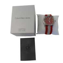 Calvin Klein-Watch-Red