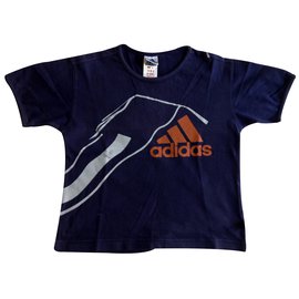 Adidas-Tops garçon-Bleu