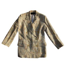 Jean Louis Scherrer Jackets White Yellow
