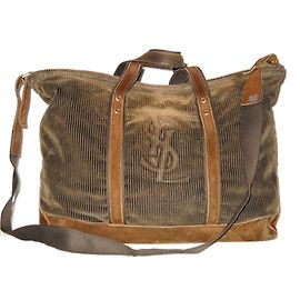 YVES SAINT LAURENT rive gauche sac suede et velour Marron